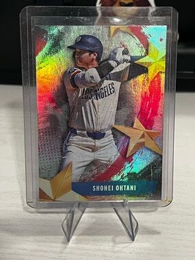 Shohei Ohtani silver holo card